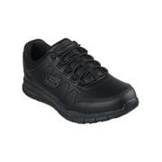 Skechers Men's Work Nampa Osil Slip Resistant Bungee Slip On Work Sneakers